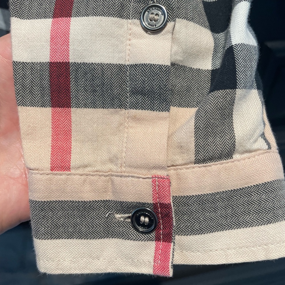 Burberry Brit Signature Plaid Button-Down Shirt - Picture 6 of 9